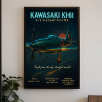 Kawasaki Ki-61 The Elegant Fighter Poster