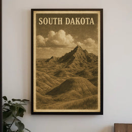 South Dakota Landscapes Timeless Poster