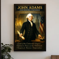 John Adams Founding Father Poster PosterGoat