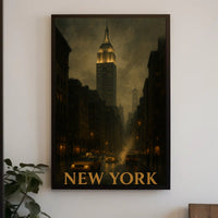 New York Cityscape Poster