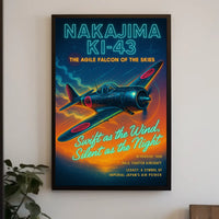 Nakajima Ki-43 The Agile Falcon of the Skies Poster