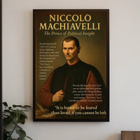 Niccolò Machiavelli The Prince of Political Insight Poster