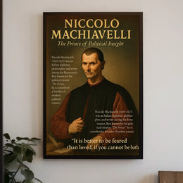 Niccolò Machiavelli The Prince of Political Insight Poster