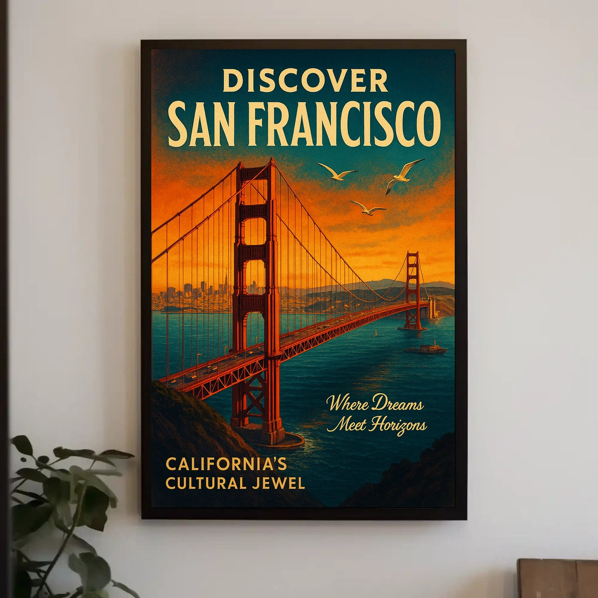 Discover San Francisco Poster