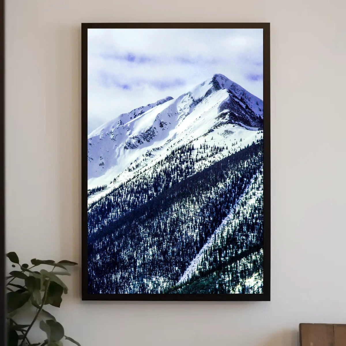 Majestic Snow-Capped Mountain Poster