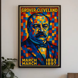 Grover Cleveland Presidential Tenure Poster