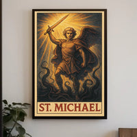 Abstract Urban Landscape Stylized Poster