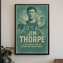 Celebrating a Legend Jim Thorpe Poster