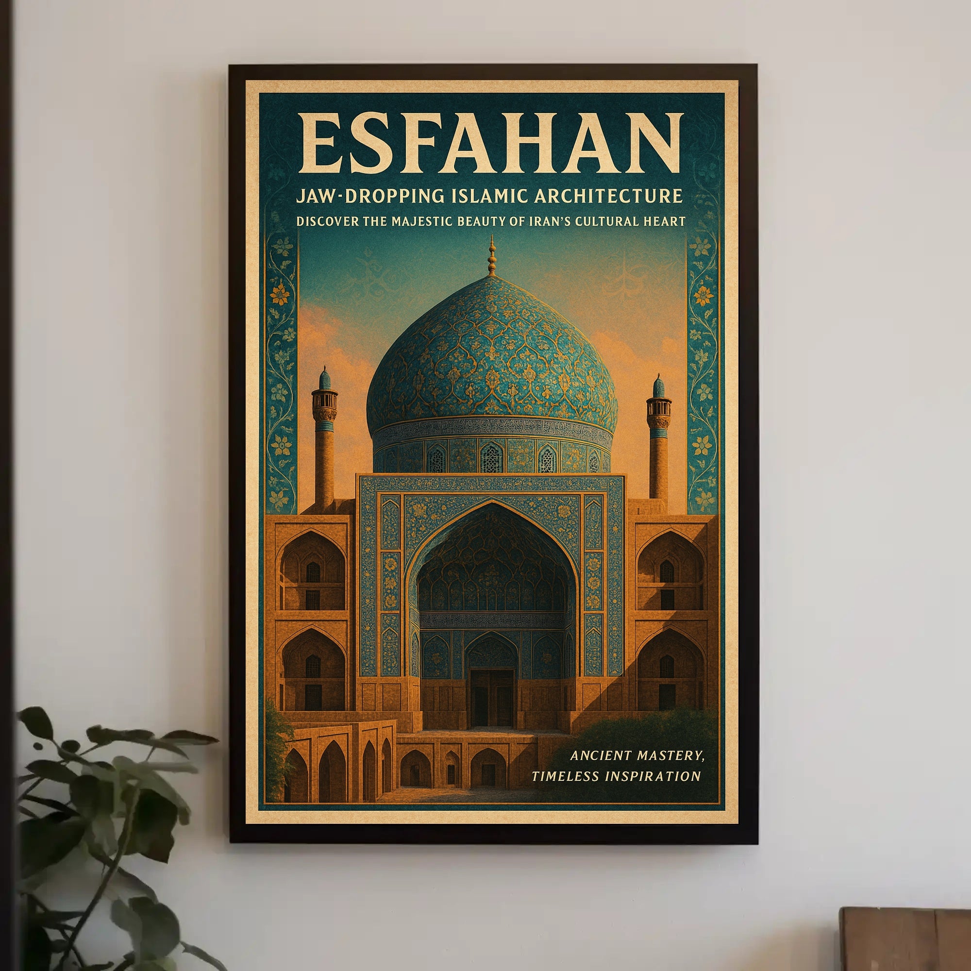 Esfahan – Majestic Beauty of Iran Poster PosterGoat