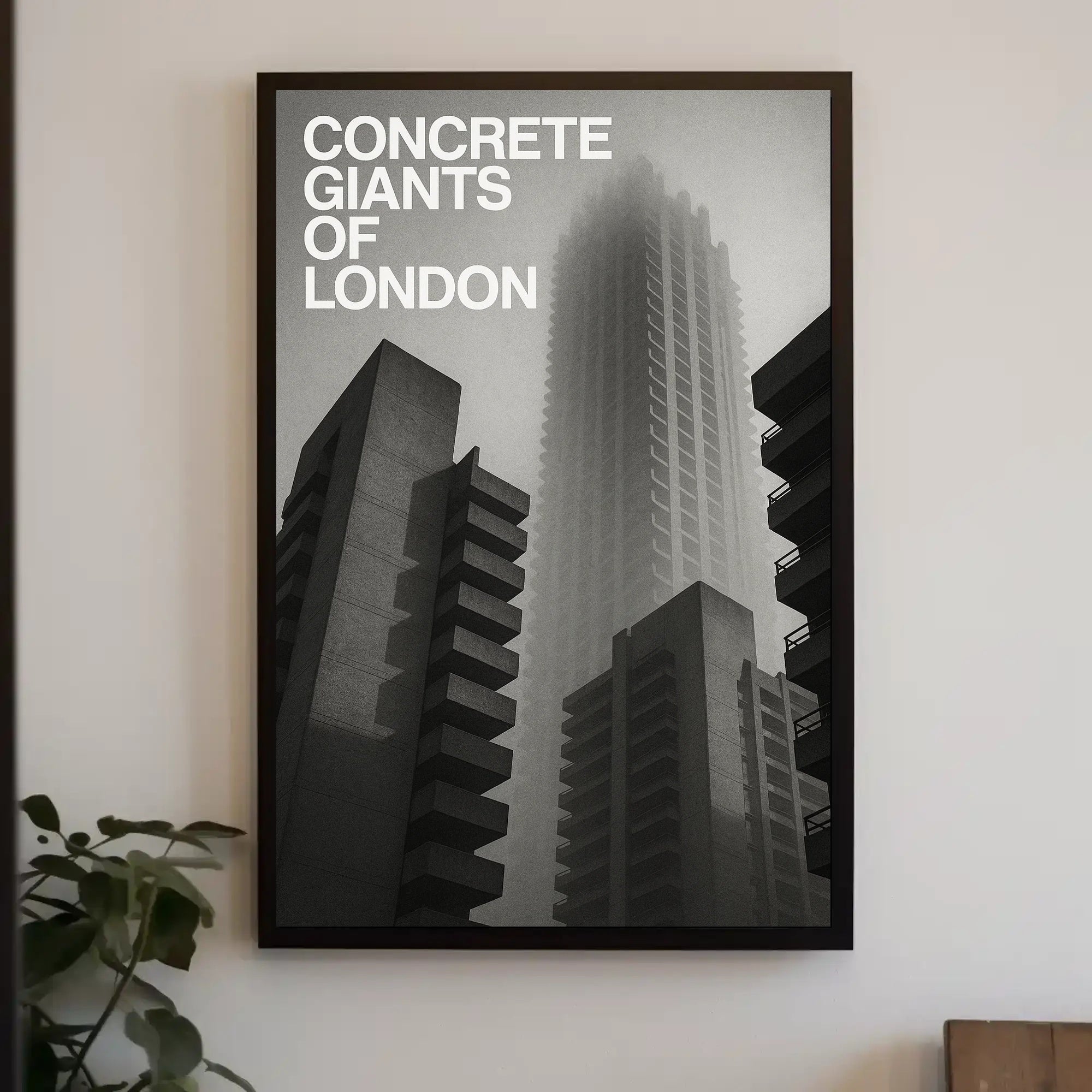 Concrete Giants of London Urban or Cityscape Poster