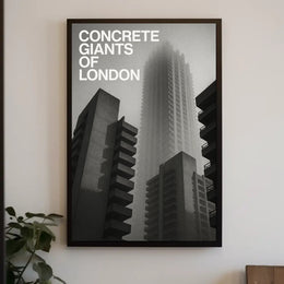 Concrete Giants of London Urban or Cityscape Poster