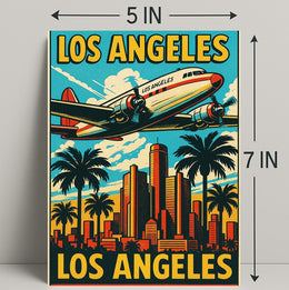 Los Angeles Travel Poster PosterGoat