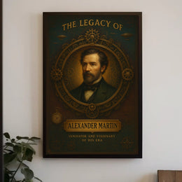 Alexander Martin Innovator and Visionary Poster