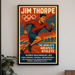 Celebrating Jim Thorpe Worlds Greatest Athlete Jim Thorpe Poster