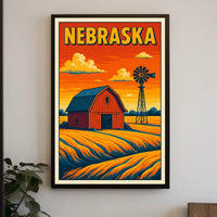 Nebraska Countryside Poster