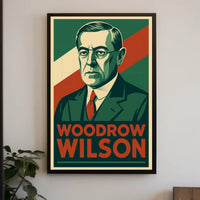 Woodrow Wilson Vintage Ads Poster