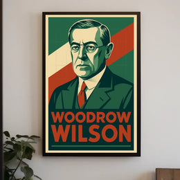 Woodrow Wilson Vintage Ads Poster