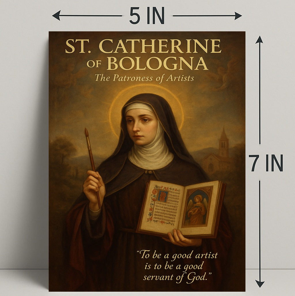 St. Catherine Of Bologna The Patroness Poster