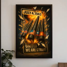 United We Are Strong July 4, 1943 Poster