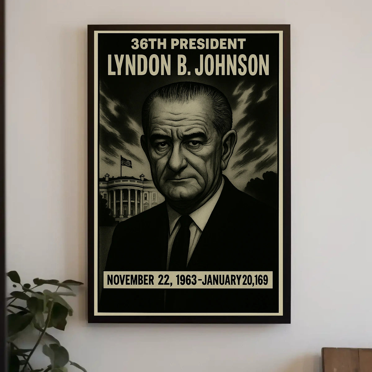 Lyndon B. Johnson 36Th President Poster