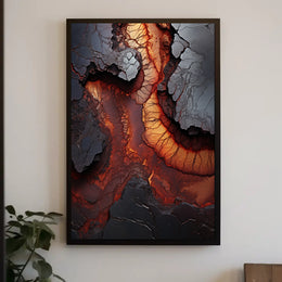 Molten Earth Poster
