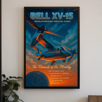 Bell XV-15 Revolutionizing Vertical Flight Poster PosterGoat