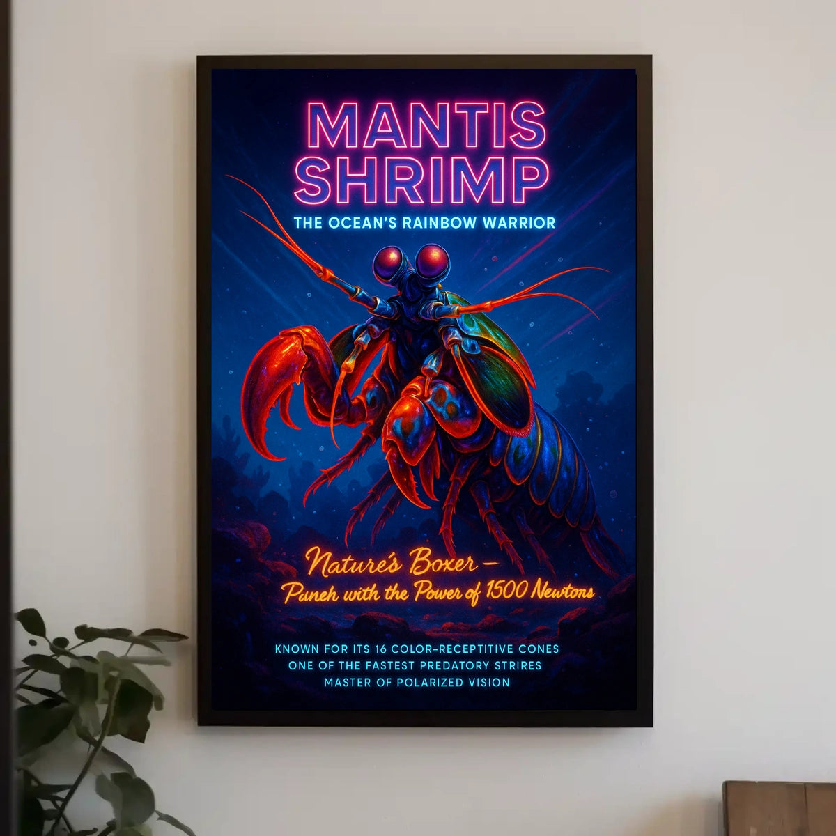 Mantis Shrimp The OceanS Rainbow Poster