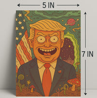 Cosmic Cartoon President Poster PosterGoat