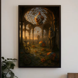 Surreal Circus Ruins Surreal Poster