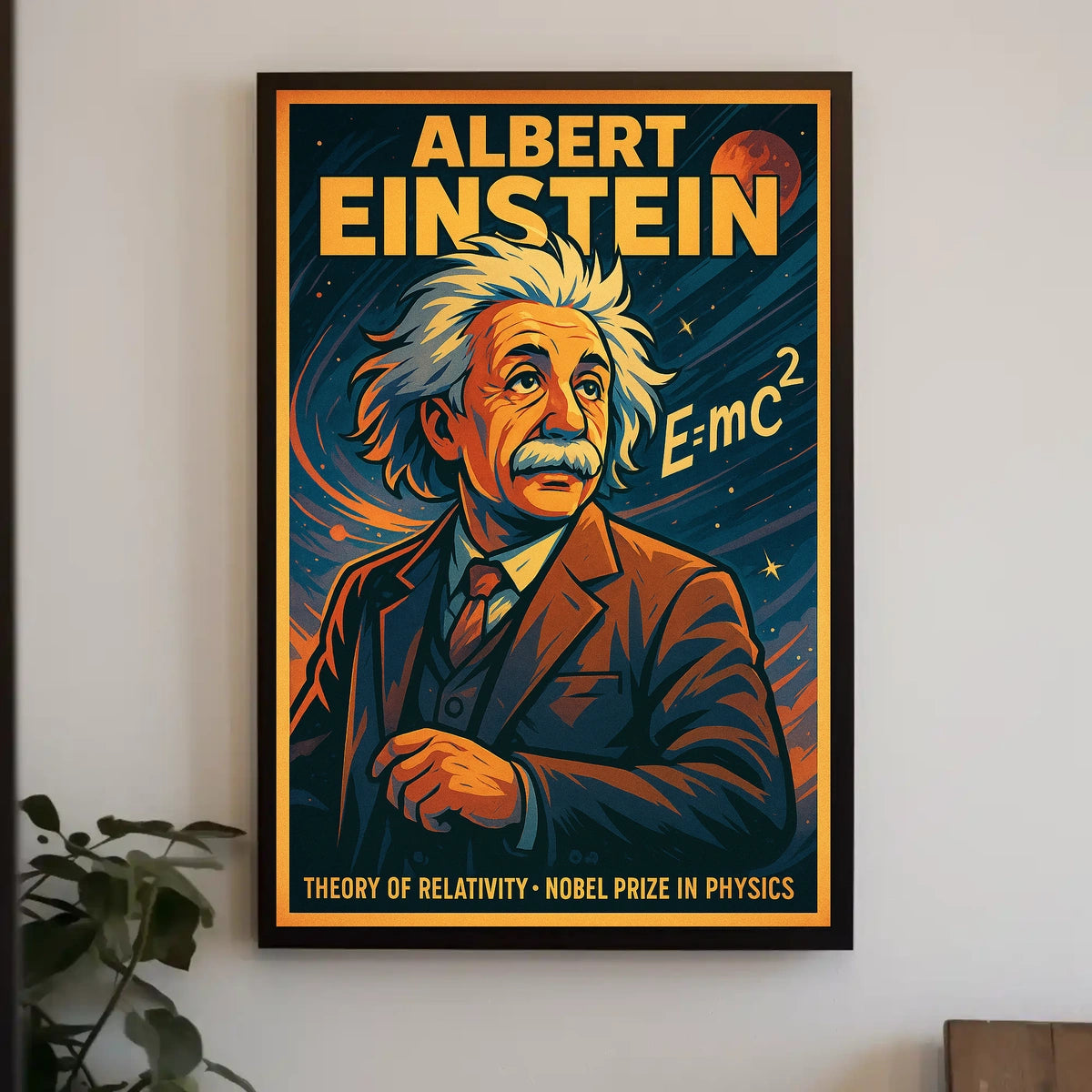 Einstein Relativity Vintage Science Enthusiast Poster