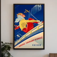 Montreux-Oberland Bernois Railway Poster