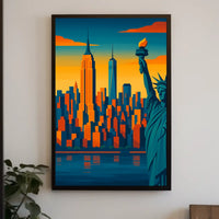 Iconic New York Skyline Poster
