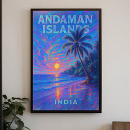 Andaman Islands Sunset Poster