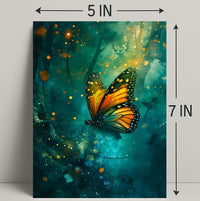 Enchanting Butterfly Scene in Fantasy or Mythology Poster
