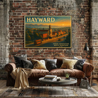 Hayward Travel Poster: Innovation Meets Tradition