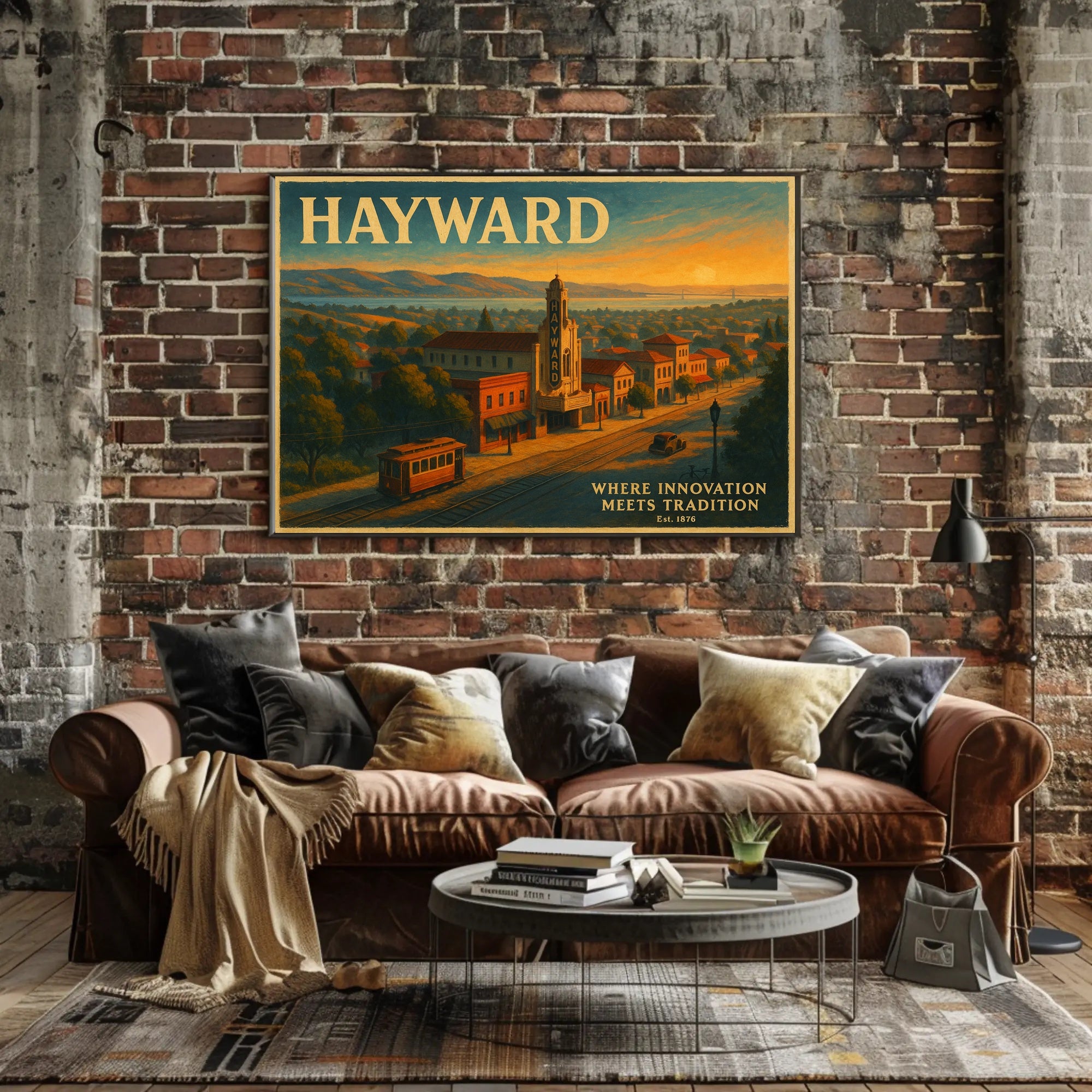 Hayward Travel Poster: Innovation Meets Tradition