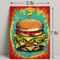 The Ultimate Burger Explosion Poster PosterGoat