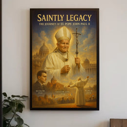 Saintly Legacy The Journey of St. Pope John Paul II Poster