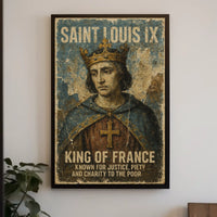 Saint Louis Ix King Of France Poster