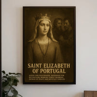 Saint Elizabeth Of Portugal Poster