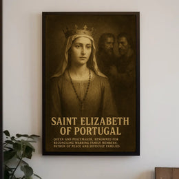 Saint Elizabeth Of Portugal Poster