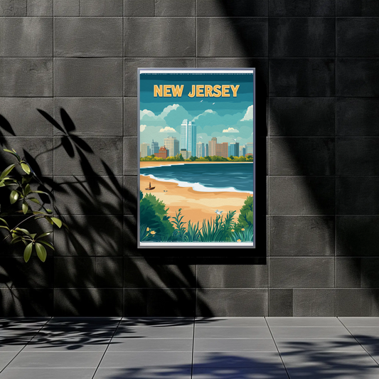 New Jersey Vintage Poster
