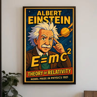 Albert Einstein Nobel Prize In Physics Poster