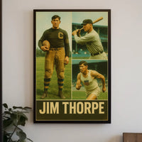 Jim Thorpe Legendary Athlete Poster