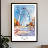 St. Louis in Art Poster PosterGoat