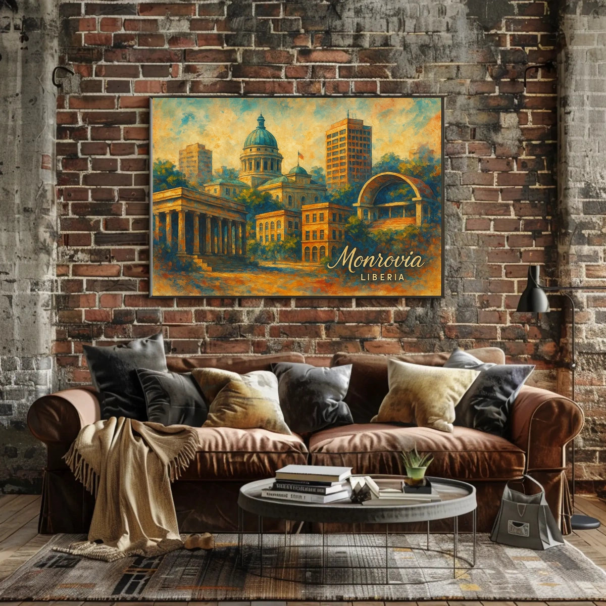 Monrovia Liberia Cityscape Photography Wanderlust Poster