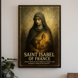 Saint Isabel Of France Poster