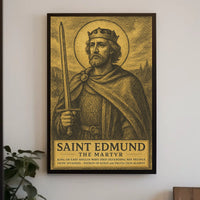 Saint Edmund The Martyr Poster