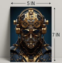 Steampunk Cyborg Poster PosterGoat