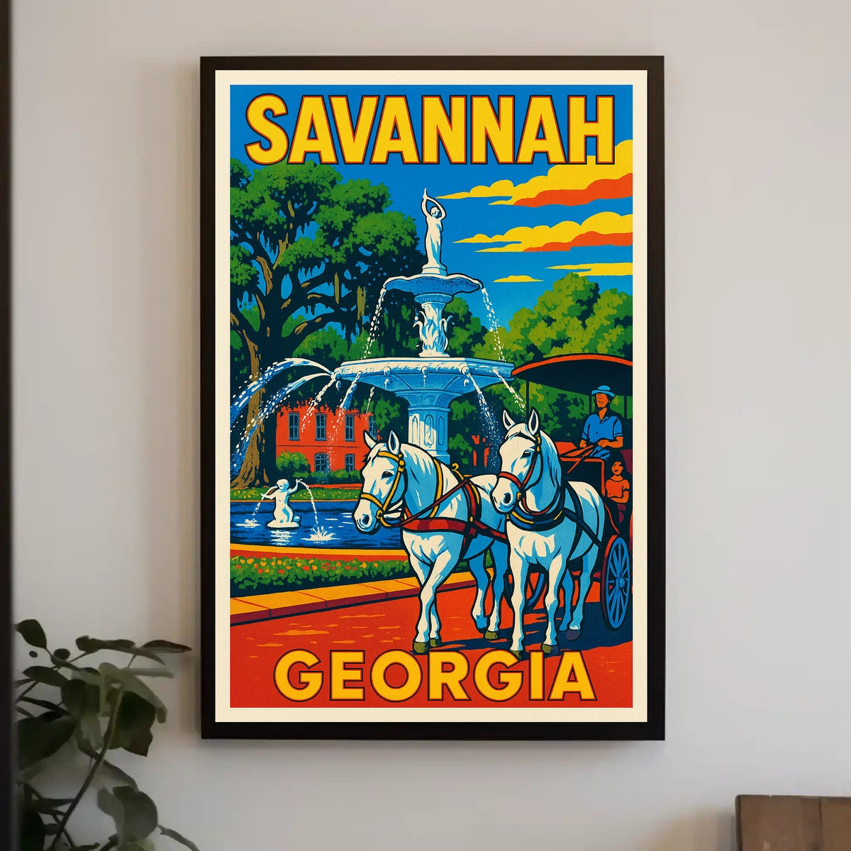 Savannah, Georgia Poster